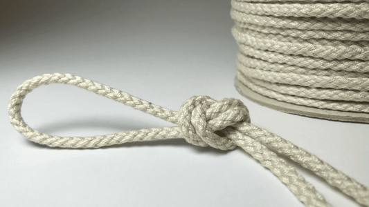 Braided Natural Cotton Cord
