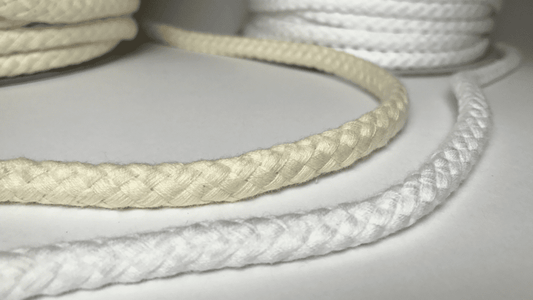 Braided Cotton Cord, 2 colours