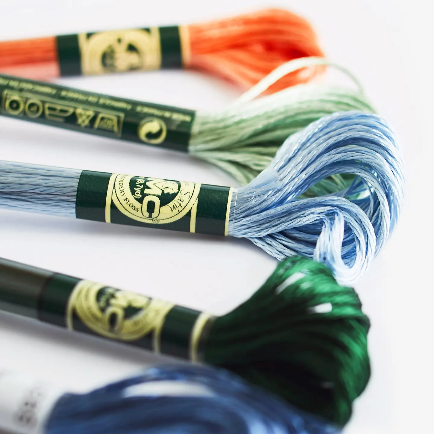 DMC Mouliné Satin Embroidery Thread, 60 colours