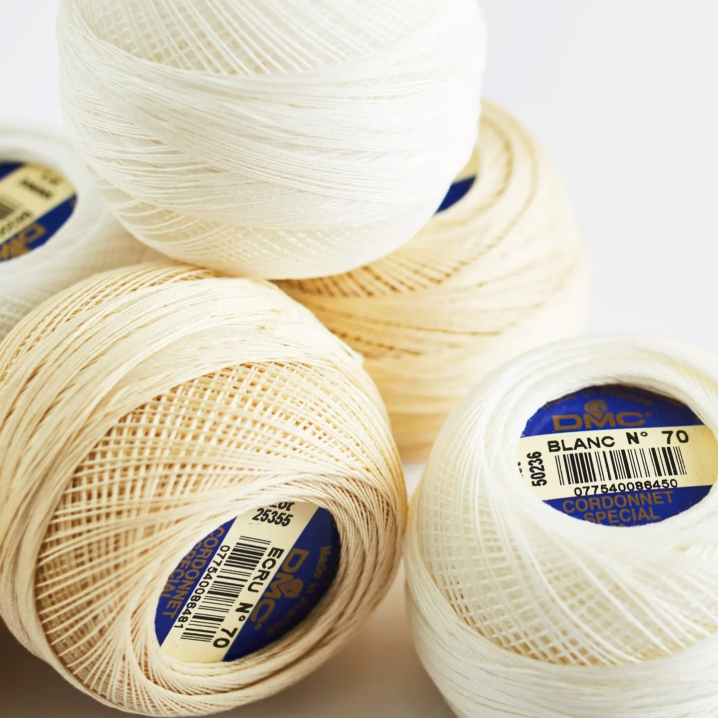 DMC Cordonnet Spécial, 8 sizes, 3 colours