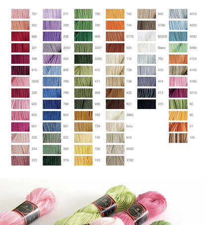 DMC Retors d'Alsace Thread, size 12, 35 colours