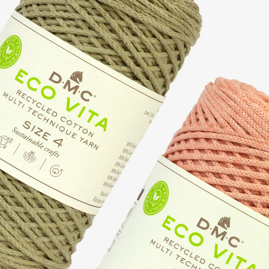 DMC Eco Vita 4 Cotton Yarn, 18 colours