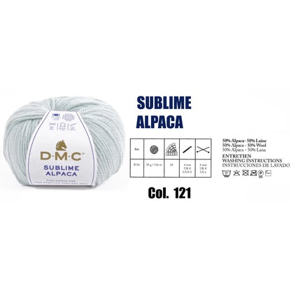 DMC Sublime Alpaca Knitting Yarn, 24 colours