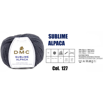 DMC Sublime Alpaca Knitting Yarn, 24 colours