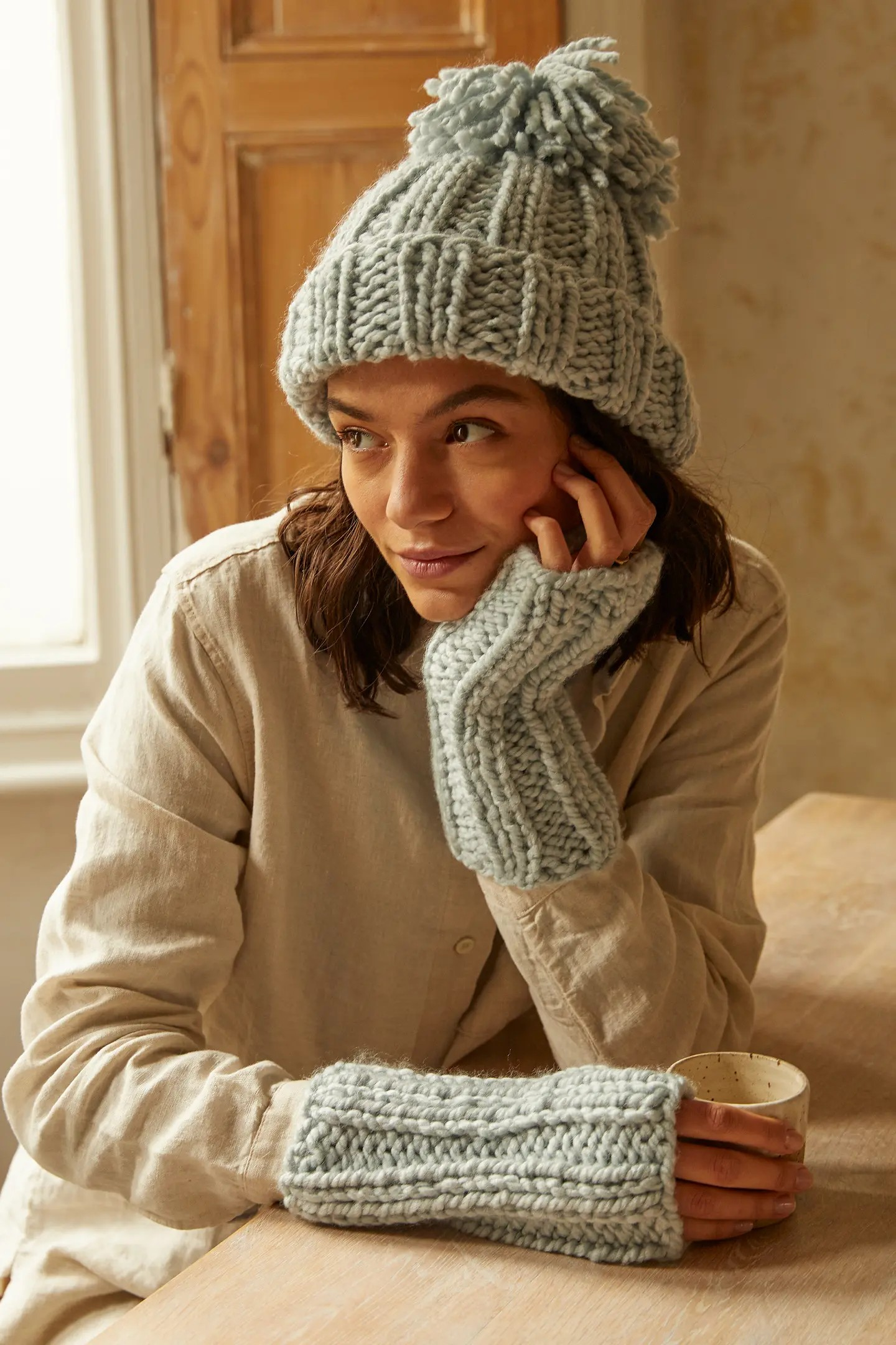 DMC Mindful Making Kit - Rhythm Rib Hat & Mitts