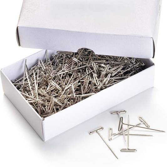 T‑Pins in Nickel‑Plated Iron, 2 sizes