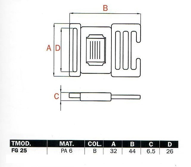 Plastic FG Buckle