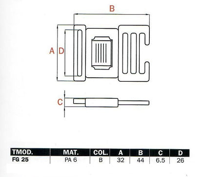 Plastic FG Buckle