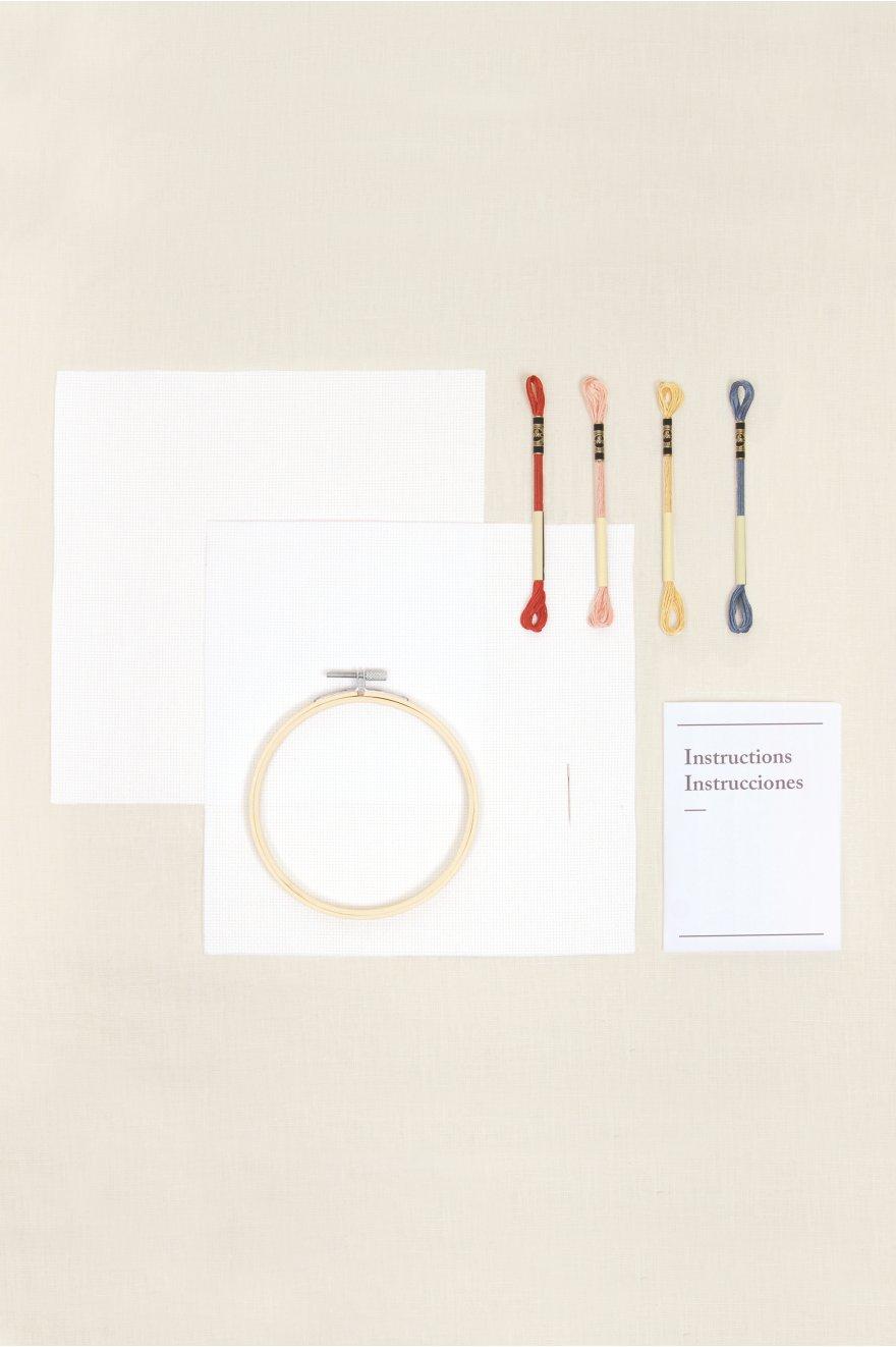 DMC Mindful-making cross stitch Kit- Meditative mandala