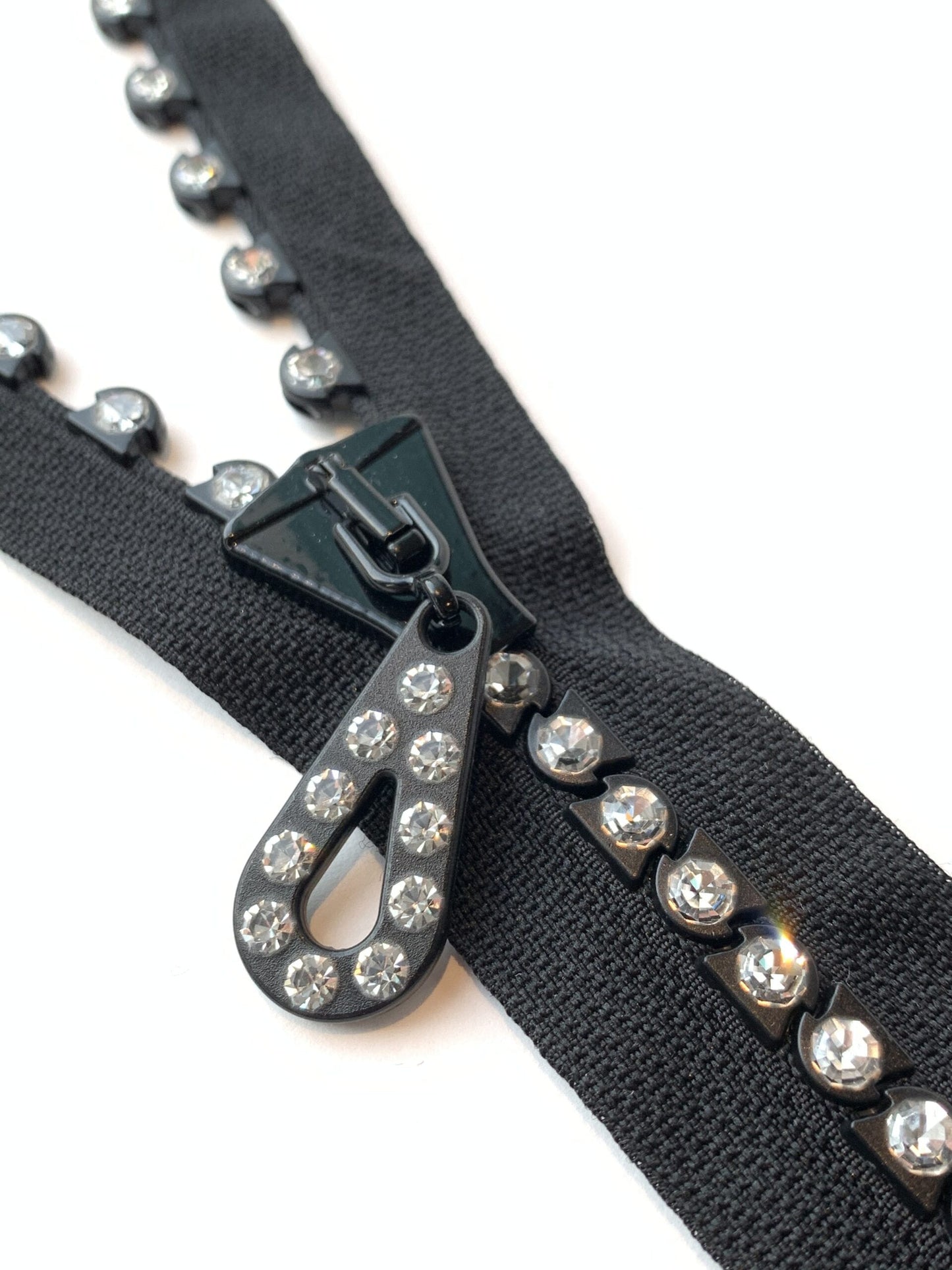 Swarovski Rhinestone Closed End Zippers n.0