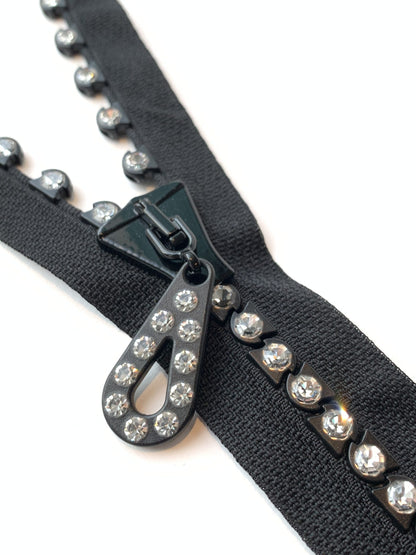 Swarovski Rhinestone Closed End Zippers n.0