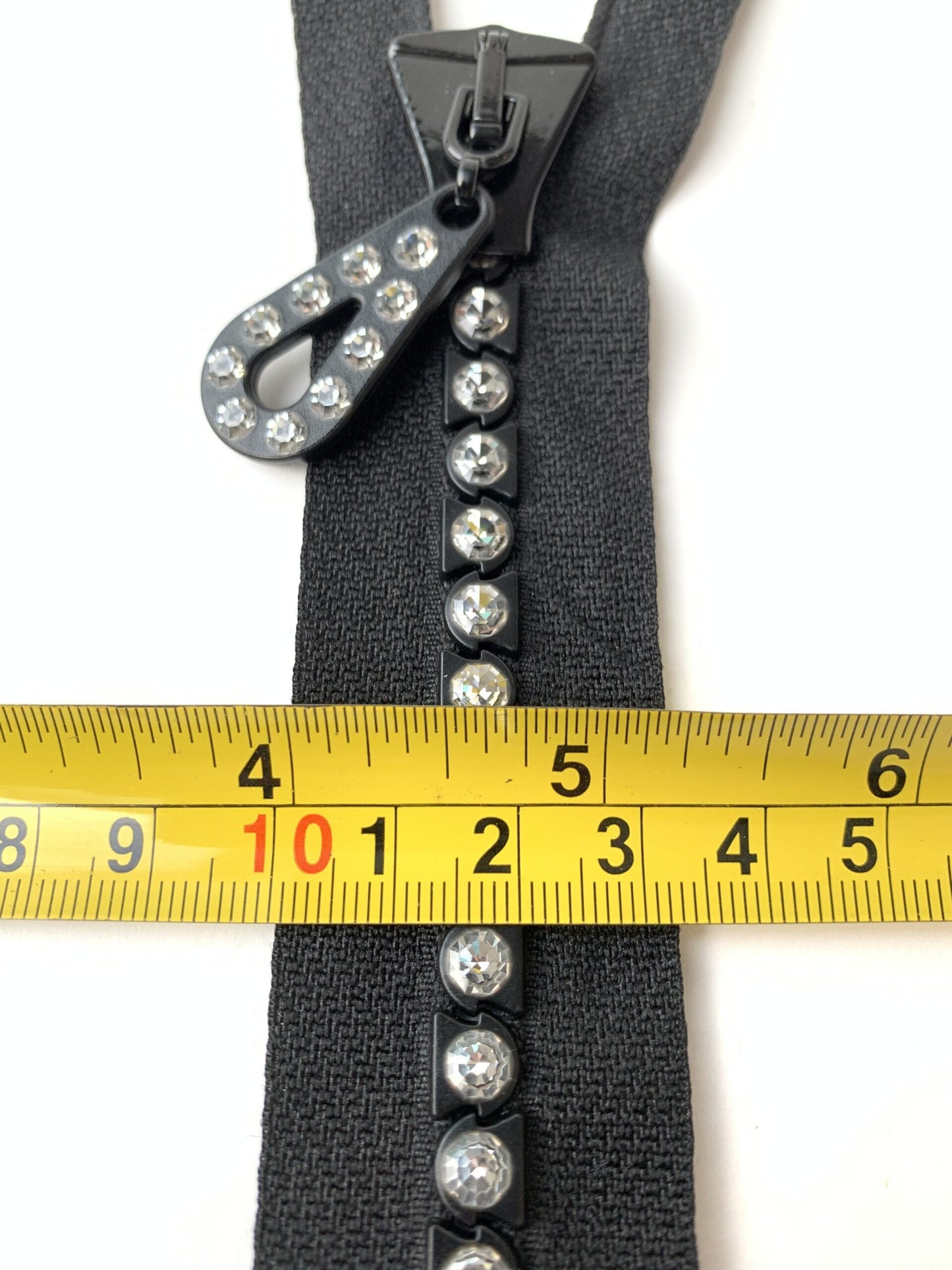 Swarovski Rhinestone Closed End Zippers n.0