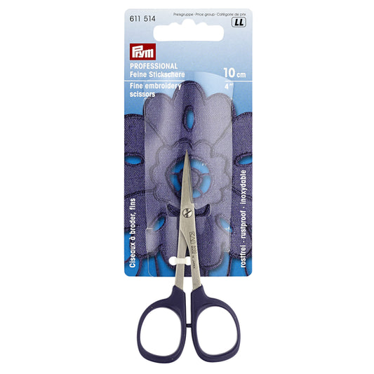 PRYM Embroidery Scissors Professional, Fine 10cm