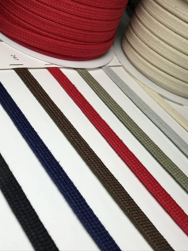 Flat Tubular Cord, 10mm – ALFA-G Haberdashery