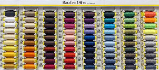 Gütermann Maraflex, 150meter spool, 80 colours