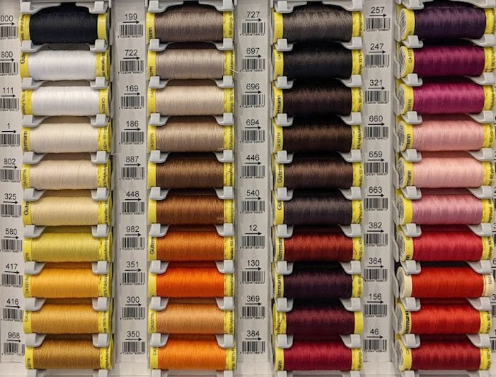 Gütermann Maraflex, 150meter spool, 80 colours