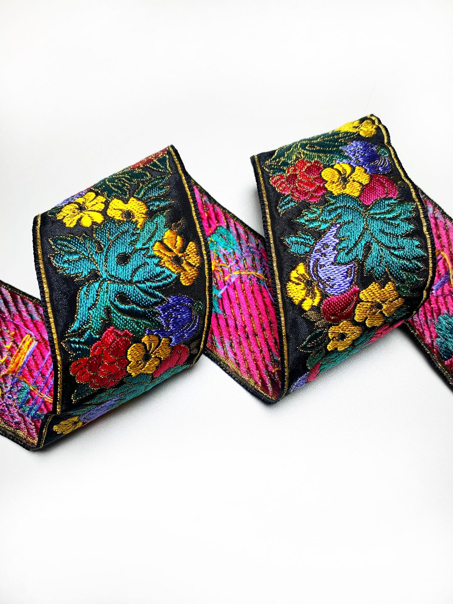 Vintage Embroidered Jacquard Ribbon