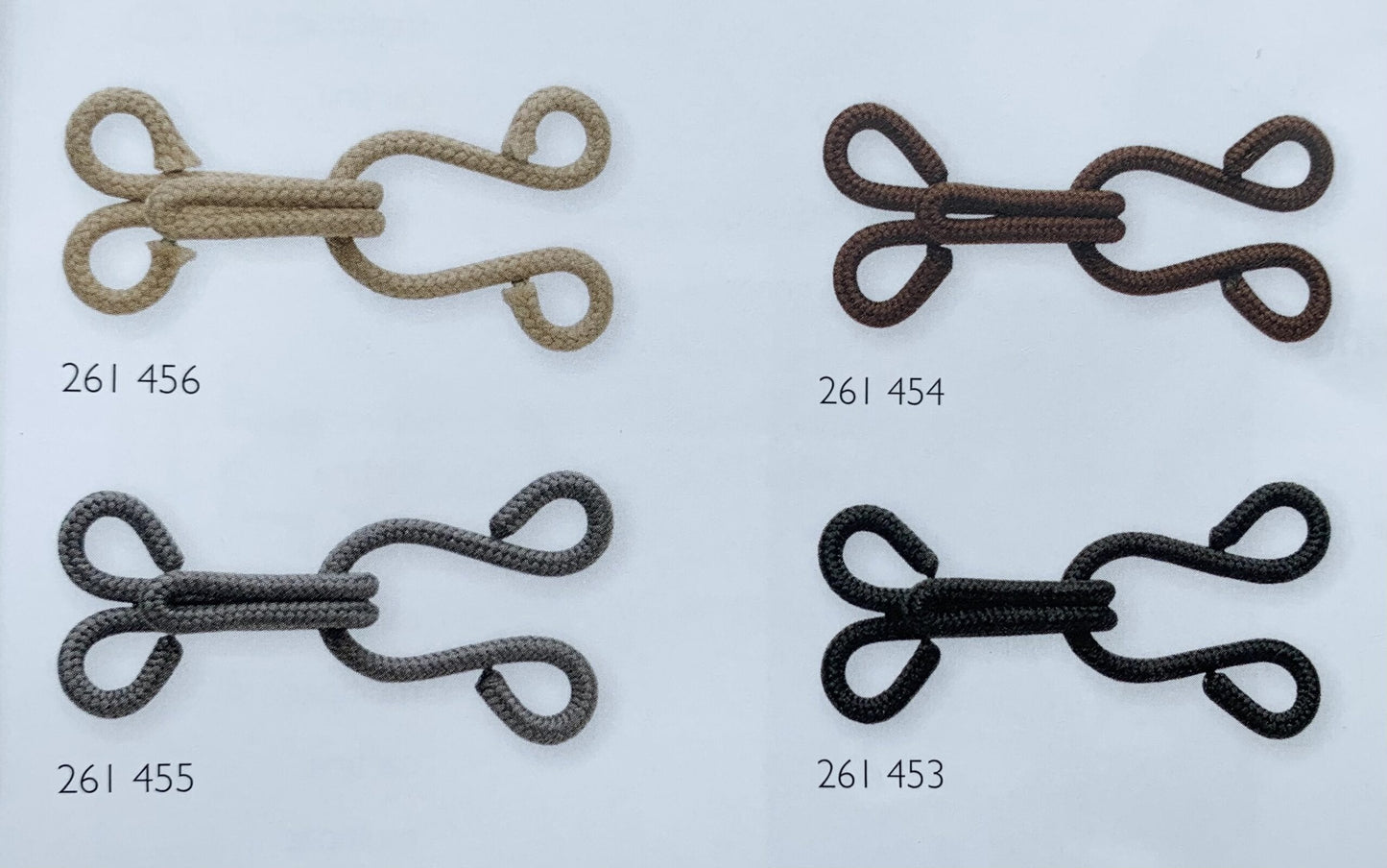 Prym 3 Fur Hooks and Eyes, 4 colours