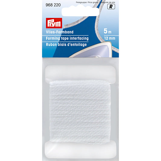 Prym Forming Tape Interfacing, 12mm, White, 5m