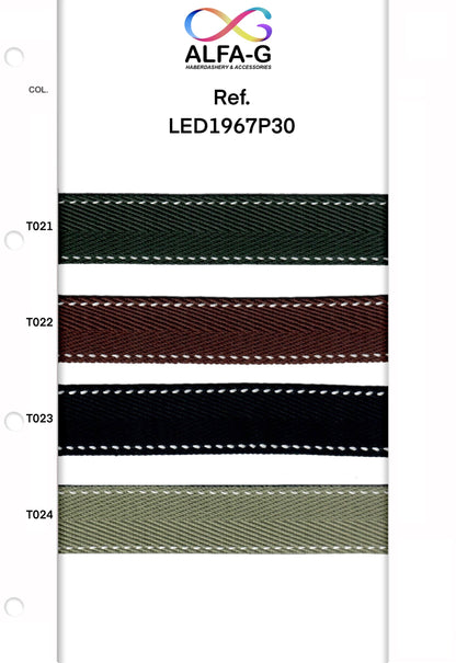 Saddle Stitch Webbing 30mm