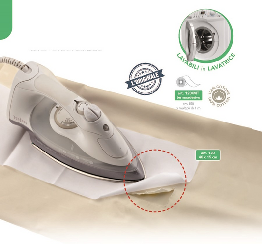 Iron-On Repair Patch, 100% Cotton, 40x15cm