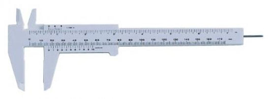 Metrica 10722 ABS Caliper 150mm, WHITE