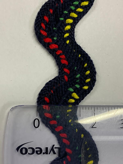 Embroidered Ric Rac Braid