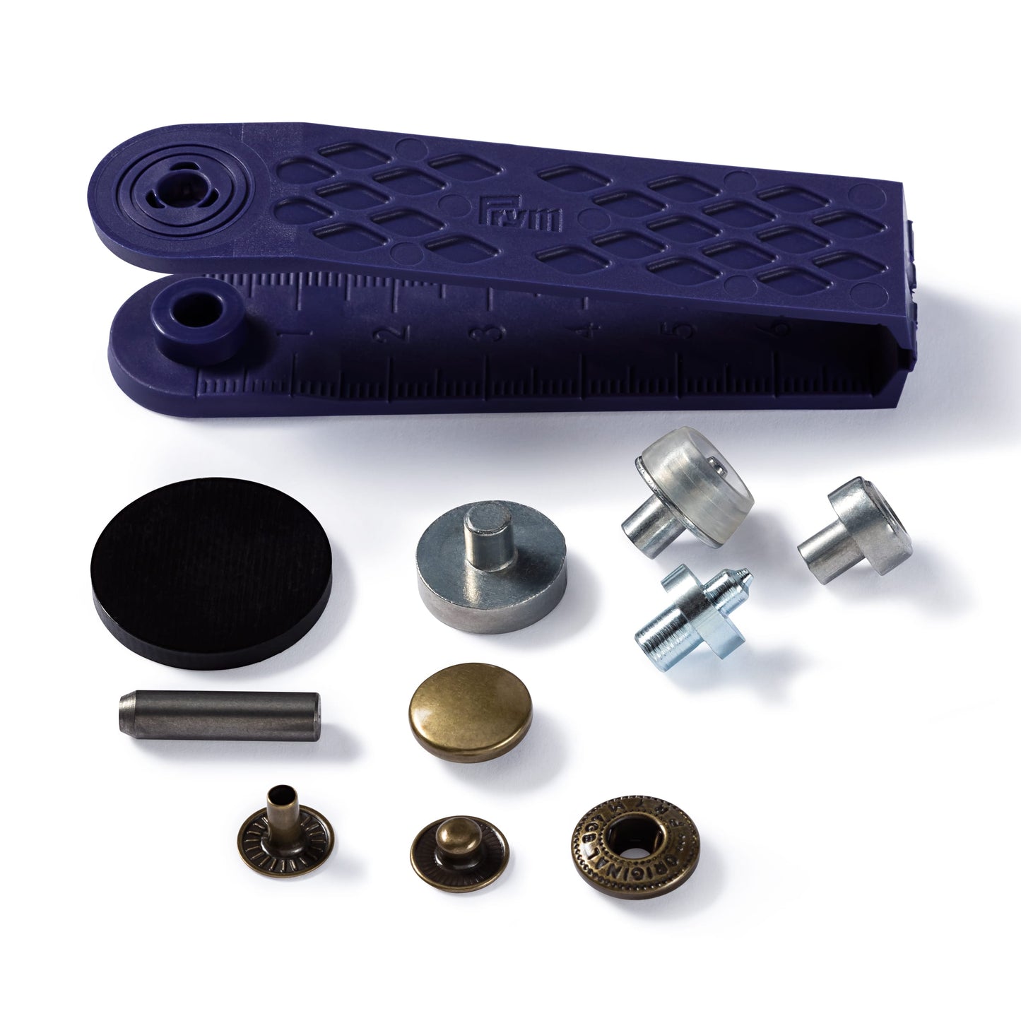 Non-sew press fastener anorak 12mm, 5 colours