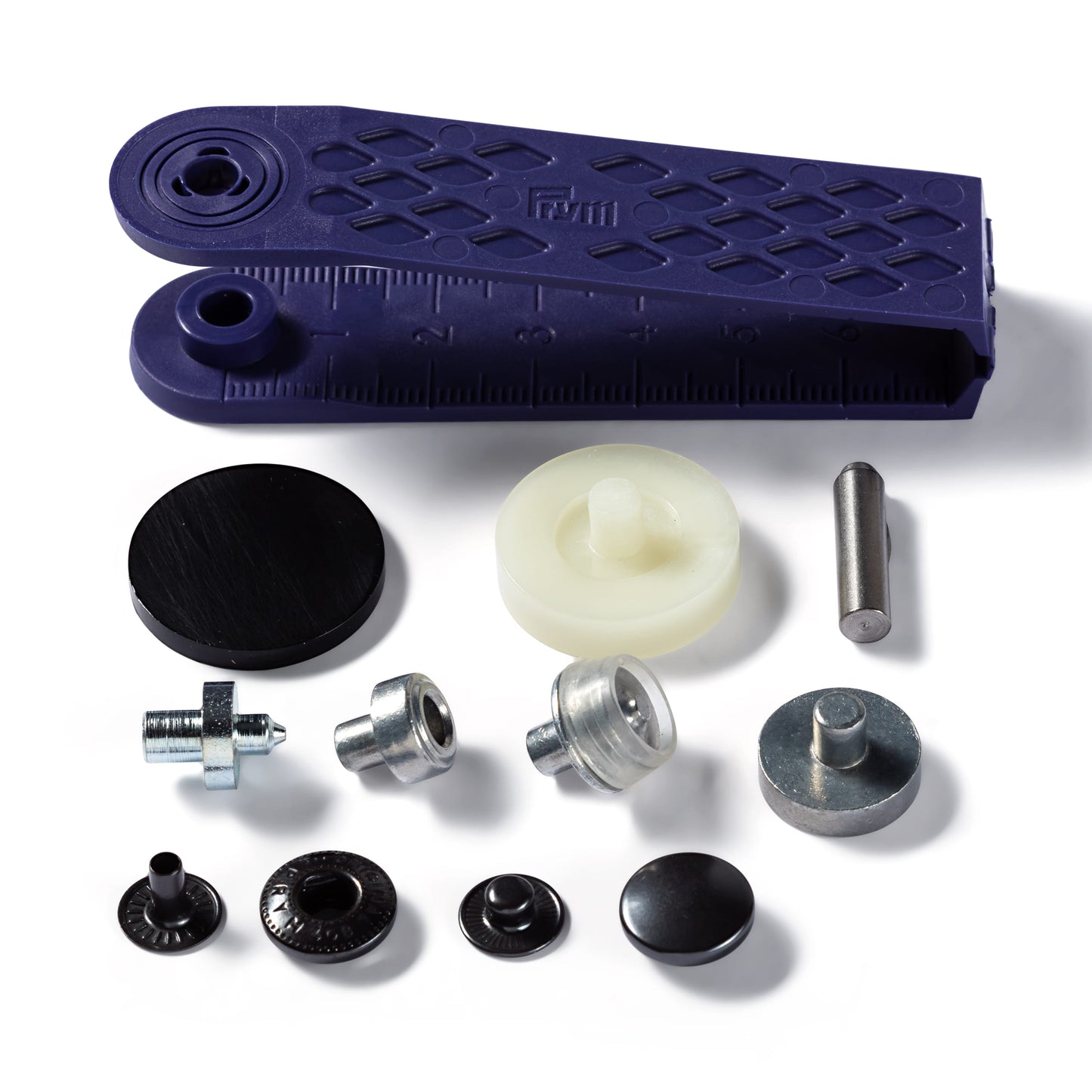 Non-sew press fastener anorak 12mm, 5 colours