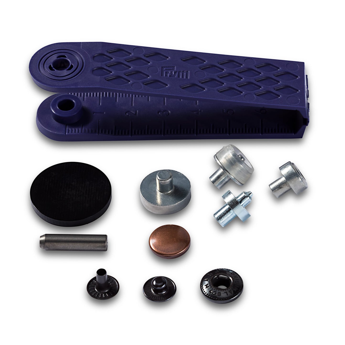 Non-sew press fastener anorak 12mm, 5 colours