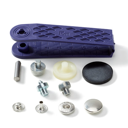Non-sew press fastener anorak 12mm, 5 colours