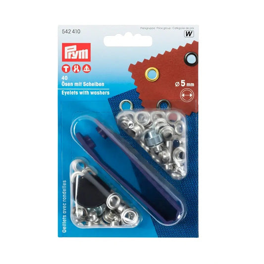 Prym Eyelets And Washers, 5.0mm, 4 Variants