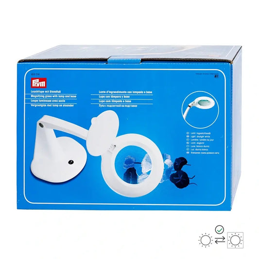Prym Magnifying Glass With Lamp And Base