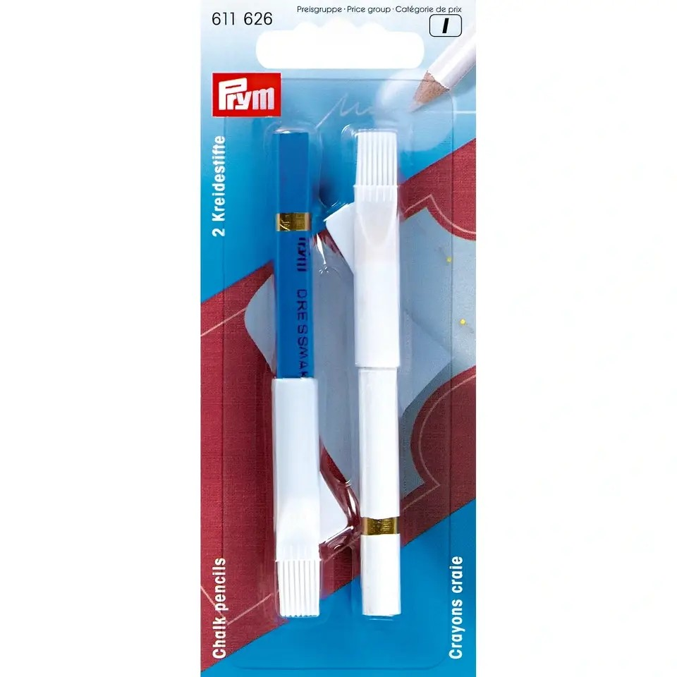 PRYM Chalk Pencil, 3 Colours