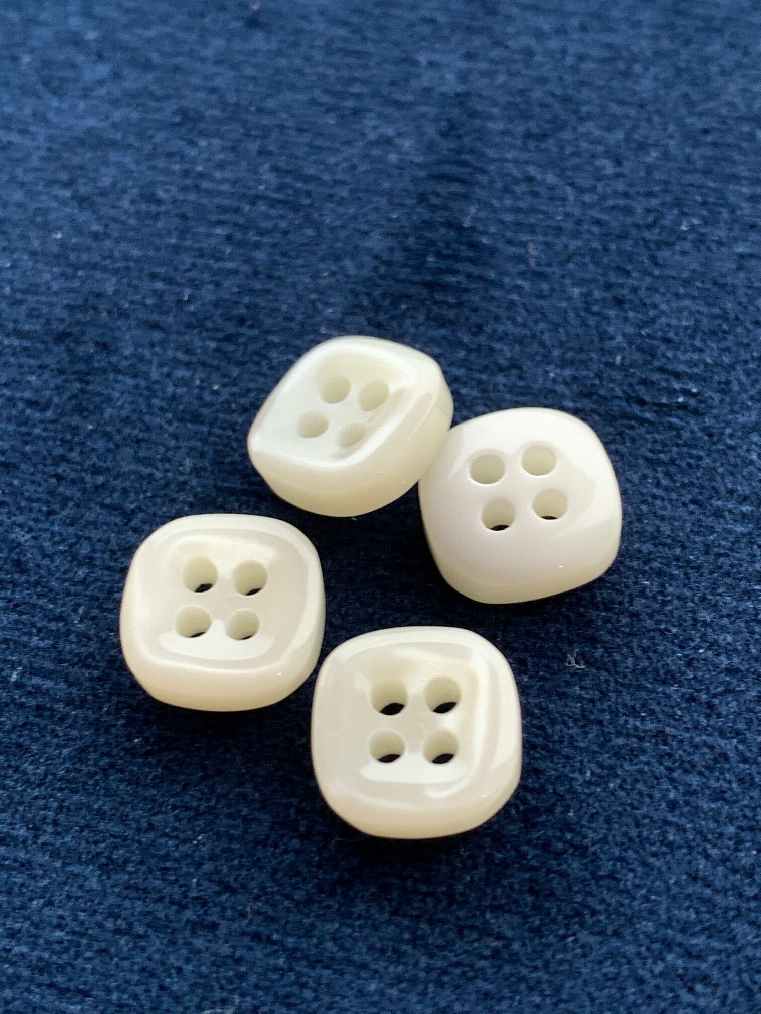 4 Shoulder Buttons 4-Hole Thick Square Shirt Buttons – ALFA-G Haberdashery