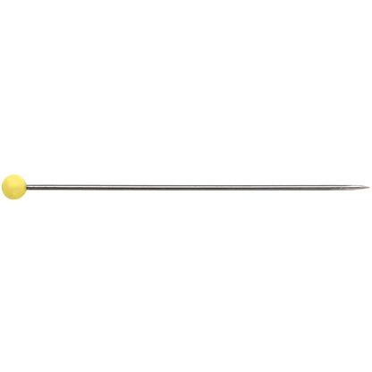 Prym Glass-Headed Pins 0.60 x 43mm Yellow, 20g