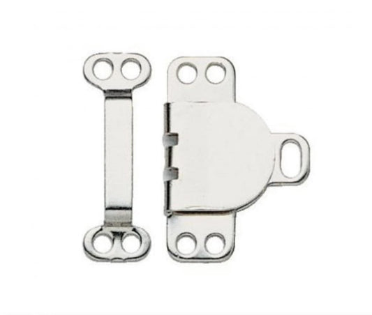 Brass hooks and bars for trousers and skirts 9.5mm, 2 colours