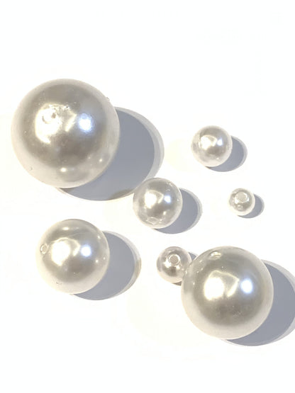 Round pearls, 8 sizes