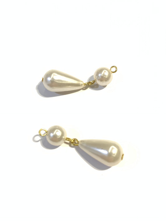 Round & teardrop pearls