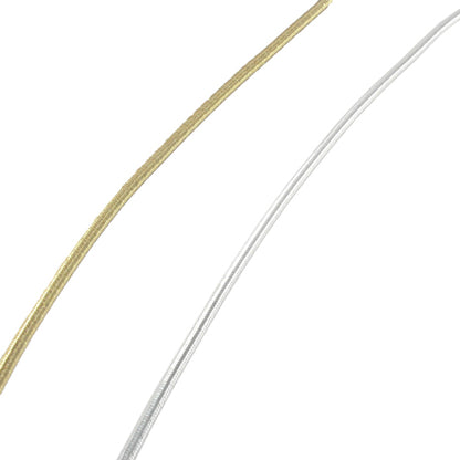 Metallic Elastic Round Cord, 2 colours