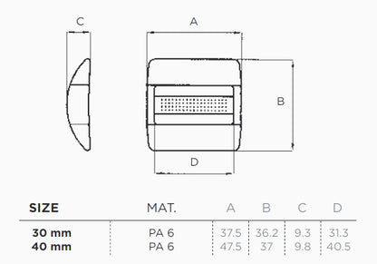 Plastic TSC Buckle