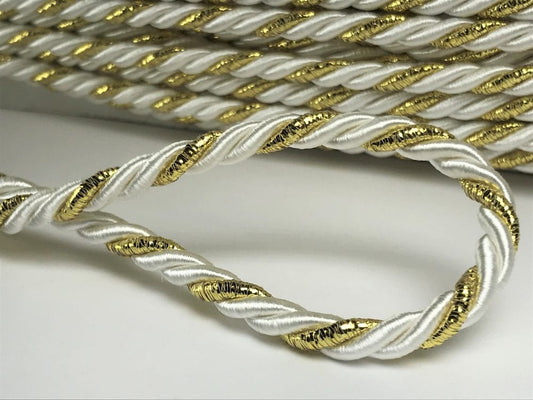 Lamé Bicolour Cord, 5.5mm
