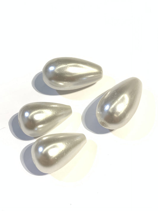 Teardrop Pearls, 2 sizes
