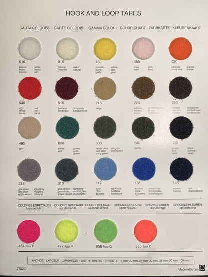 Sew On Velcro® Hook Tape, 20/100mm, 24 colours