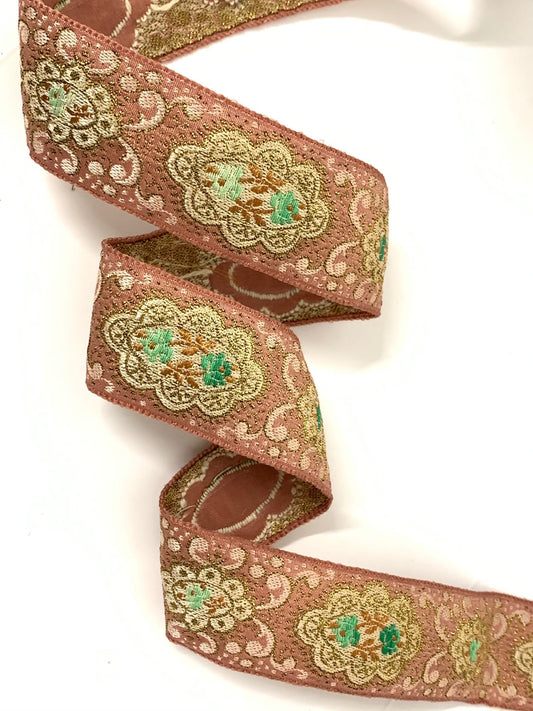 Vintage Embroidered Jacquard Trim