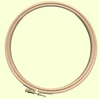 Embroidery hoop of beechwood, 8 sizes