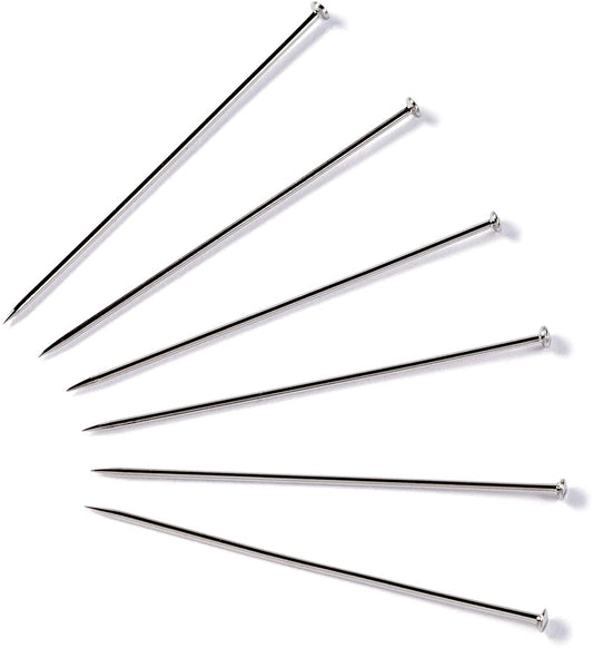 Prym steel pins 6 EF 0.60 x 30mm,  50g plastic box